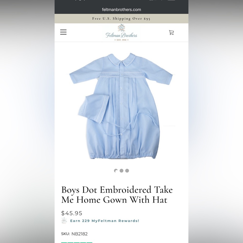 Feltman Brothers Take Me Home Gown (sold out online)